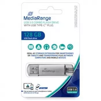Chiavetta USB MediaRange 128 GB USB Type-A USB Type-C MR938