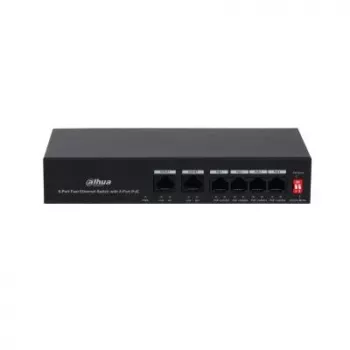 Switch di rete Dahua Technology PoE DH-PFS3006-4ET-36 Fast Ethernet (10/100) Power over Ethernet (PoE) nero