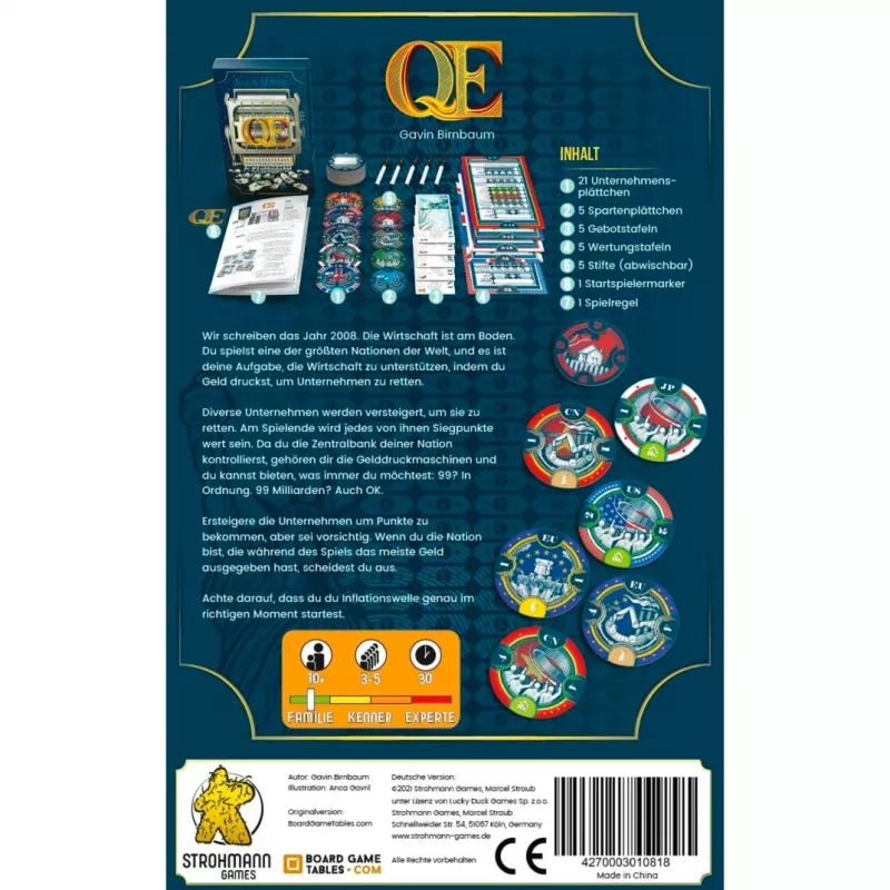 Q.E., gioco da tavolo