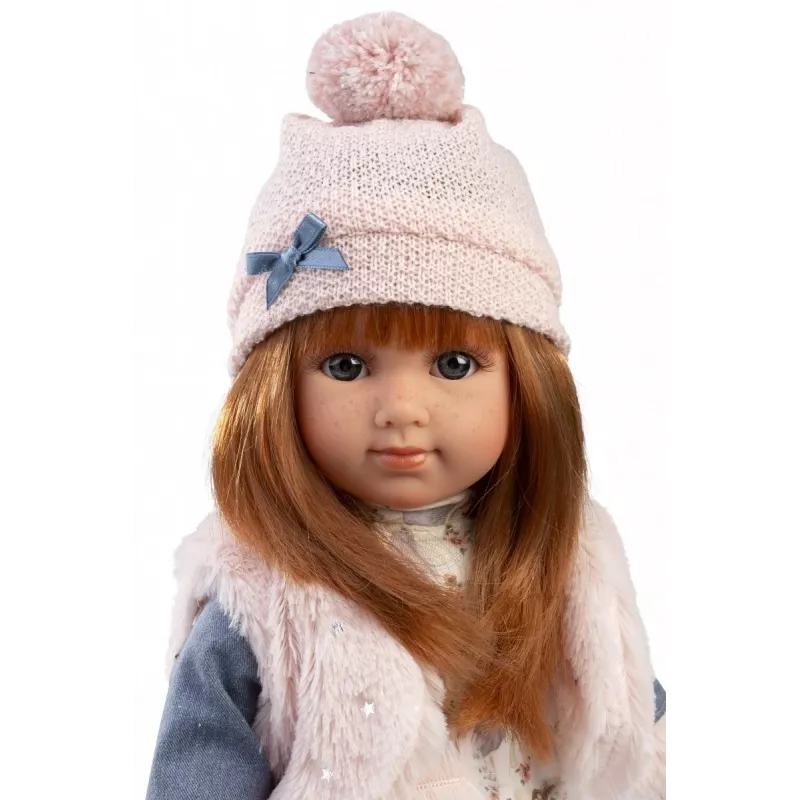 Bambola Llorens Nicole 35 cm – tratti realistici, corpo morbido, bambola neonato