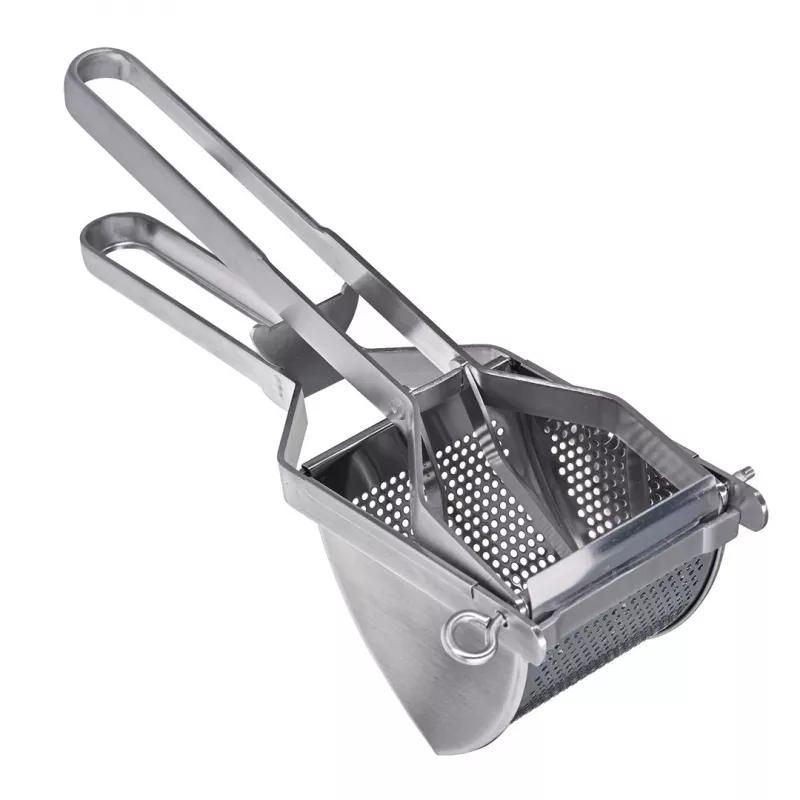 Schiacciapatate GEFU Original 13300, acciaio inox, pressa da cucina manuale