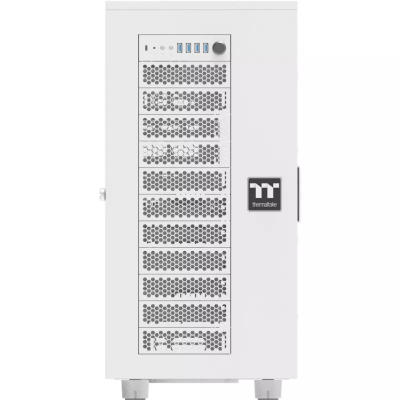 Thermaltake AX700 Grand Tour case E-ATX con pannello laterale in vetro (bianco)