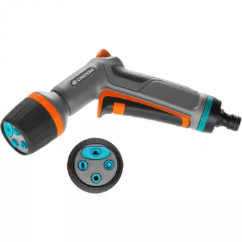 Pistola spruzzatrice per pulizia Comfort ecoPulse, pistola a spruzzo grigio/arancione