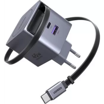 Caricabatterie rapido USB-C / USB-A UGREEN 45W GaN 2 porte (modello 65822)