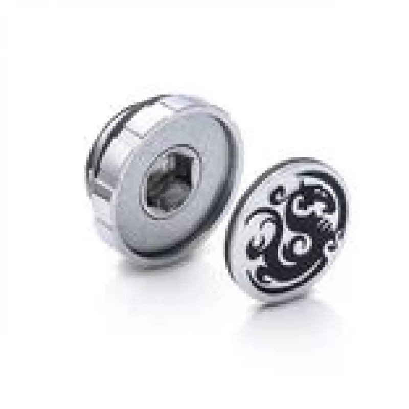 BitsPower Tappi filettati G1/4 confezione da 4 — BitsPower BPM-C06-4P, argento lucido