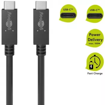Cavo USB Goobay 49254 nero