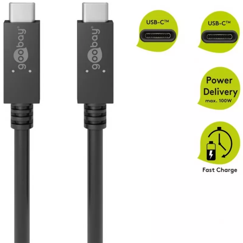Cavo USB Goobay 49254 nero