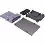 JOY-IT RPI CASE ALU07F - Case per Raspberry Pi 4, alluminio, ventola, nero (RB-ALUCASEP4+07FAN)