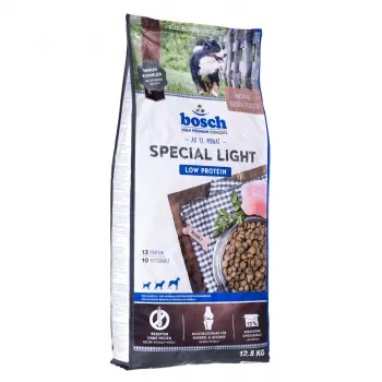 Cibo secco per cani Bosch Light 12,5 kg — pollo, junior, 13% proteine, 10% grassi, sacco 12,5 kg