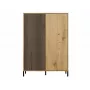 KAMARO 2DD stretto/GŁ rovere ARTISAN VETRINA