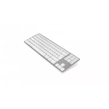 Tastiera Matias FK408BTS-UK Bluetooth tenkeyless alluminio argento — layout UK