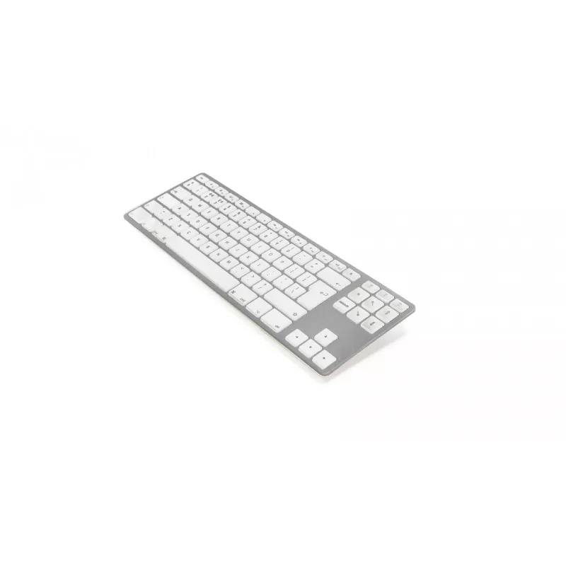 Tastiera Matias FK408BTS-UK Bluetooth tenkeyless alluminio argento — layout UK