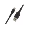 Cavo intrecciato USB-Lightning 1m nero