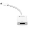 Adattatore USB, connettore maschio USB-C > connettore femmina DisplayPort (bianco, 11 cm)