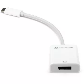 Adattatore USB, connettore maschio USB-C > connettore femmina DisplayPort (bianco, 11 cm)