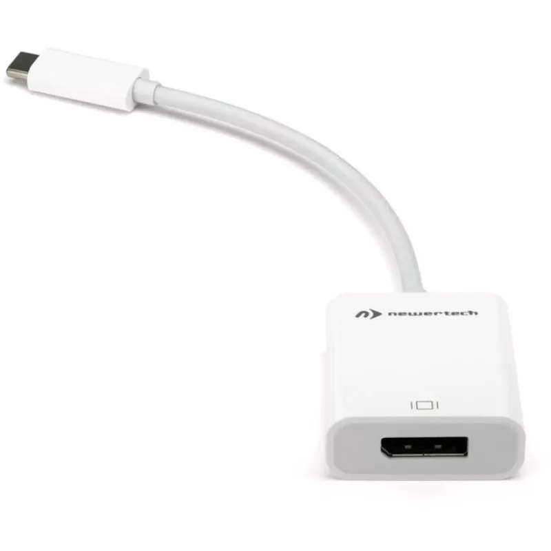 Adattatore USB, connettore maschio USB-C > connettore femmina DisplayPort (bianco, 11 cm)