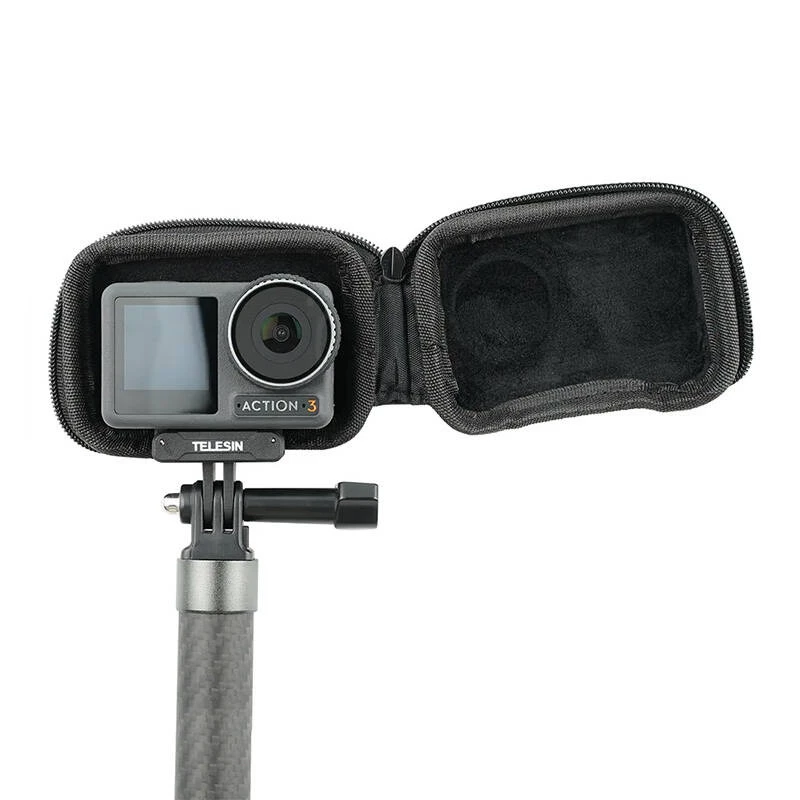 Borsa Telesin per fotocamera DJI Action 3/4/5 Pro — design compatto, materiale durevole