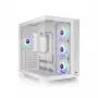 Case per computer THERMALTAKE Midi S380 TG ARGB Snow White — vetro temperato, illuminazione ARGB