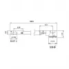 Delock 89647 cavo antenna, da MHF a MHF 4, 10 cm, nero