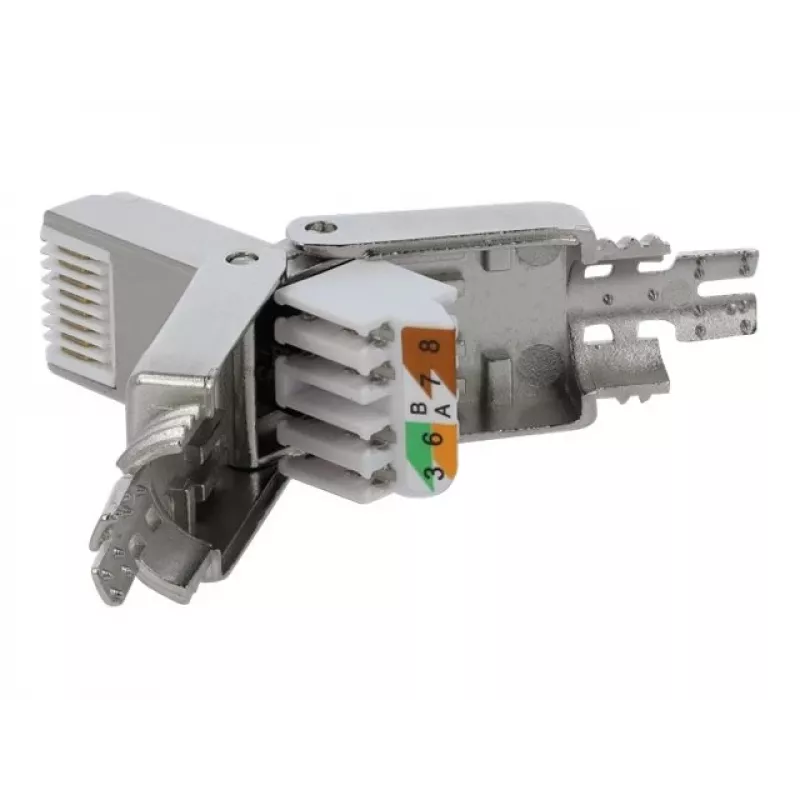 Connettore per fili DeLOCK 86476 RJ-45 grigio