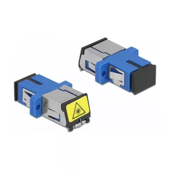 Accoppiatore in fibra ottica DeLOCK 86888 SC simplex femmina su SC simplex femmina blu