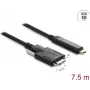 Delock 83629 cavo ottico attivo USB 10 Gbps, da USB Type-C a Micro-B, 7,5 m