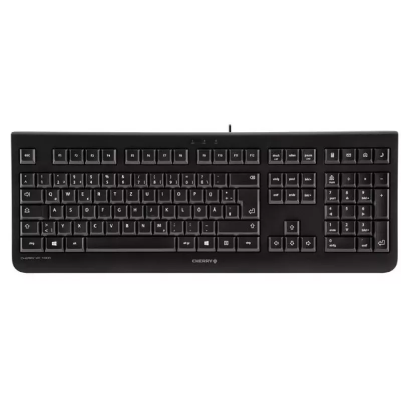 CHERRY KC 1000 tastiera Home USB layout svizzero nero