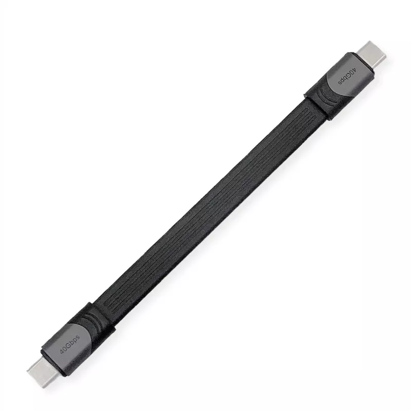 Cavo USB ROLINE 11029078 USB4 Gen 3x2 0,15 m USB C nero