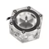 Indicatore di flusso BitsPower Hexagon Flow Indicator-RGB BP-HFI-RGB — illuminazione RGB, design esagonale