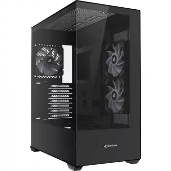 Sharkoon SK6 ARGB Tower ATX nero – case Mid-Tower ATX con illuminazione ARGB e pannello laterale in vetro temperato