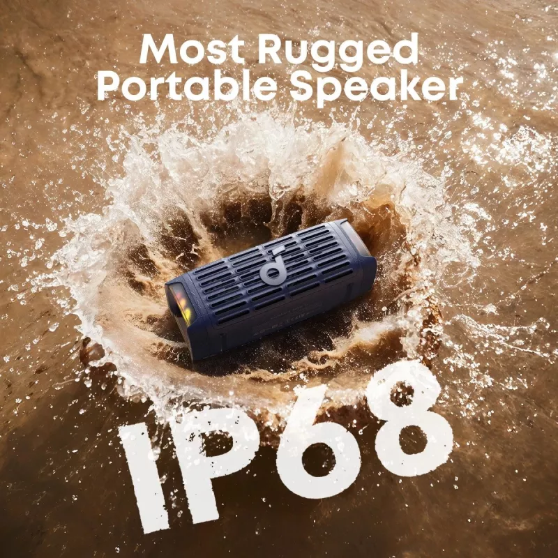 Altoparlante Bluetooth portatile Anker Soundcore Boom 3i — 50 W, impermeabile, a batteria