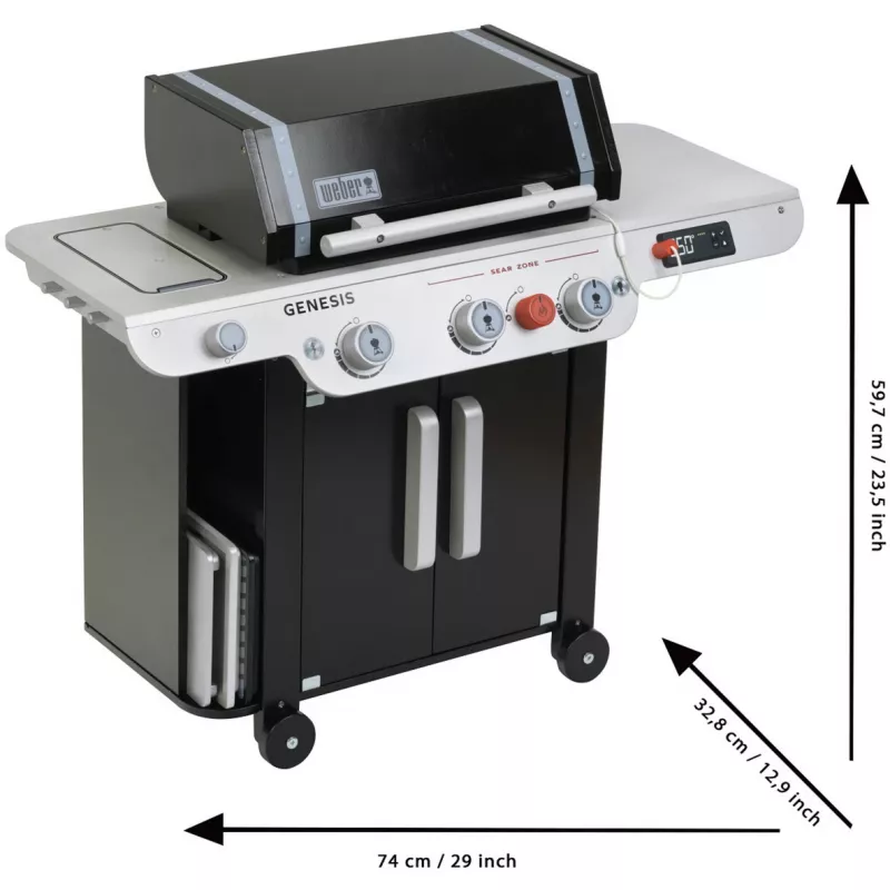 Grill Weber Genesis in legno (MDF), cucina giocattolo nero/grigio