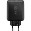Goobay 65411 caricabatterie per dispositivi mobili cuffie - smartphone - tablet nero AC ricarica rapida interno (65411)