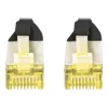Cavo patch DIGITUS CAT 6A S/FTP DK-1644-A-020-BL-10, 2 m, nero, 10 pz.