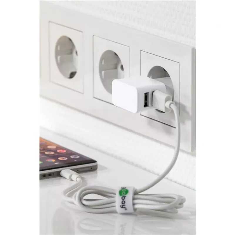 Goobay 44985 cavo per cellulare bianco