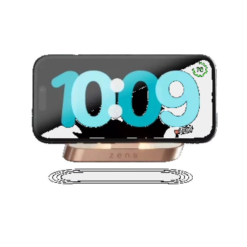 Caricabatterie wireless Zens Aluminium Series 20W/15W per telefoni e auricolari compatibili Qi