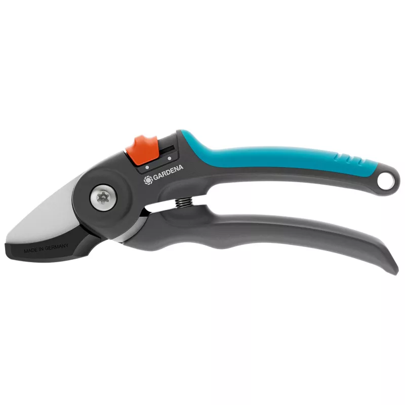 Cesoia da potatura GARDENA PremiumCut 12240-20 incudine per legno secco, grigio/turchese