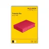 Custodia protettiva DeLOCK 18374 per HDD da 3,5 pollici rosso