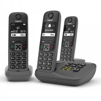Telefono analogico/DECT Gigaset AE690A con identificazione del chiamante senza fili 3 cordless