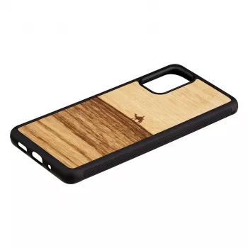 Custodia per smartphone Man and Wood Galaxy S20+ Terra nero cover protettiva per Samsung Galaxy S20+
