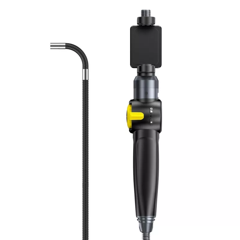 Ulefone uSmart E03 UF-EC03 telecamera endoscopica, 1280x720 HD, sonda orientabile a 180° in due direzioni, 6 LED, IP67, cavo semirigido da 1 m