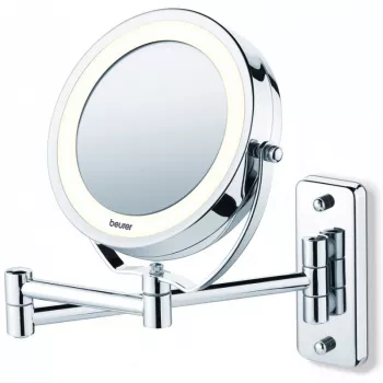 Specchio da trucco illuminato Beurer BS59 diametro 11 cm argento