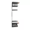 Maclean MC-910 mensola magnetica per frigorifero/lavatrice, nero