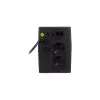 DIGITUS UPS line-interactive, 800VA/480W 12V/9Ah X1 batteria, 2x presa CEE 7/7, RJ-11, LCD (DN-170064-LCD)