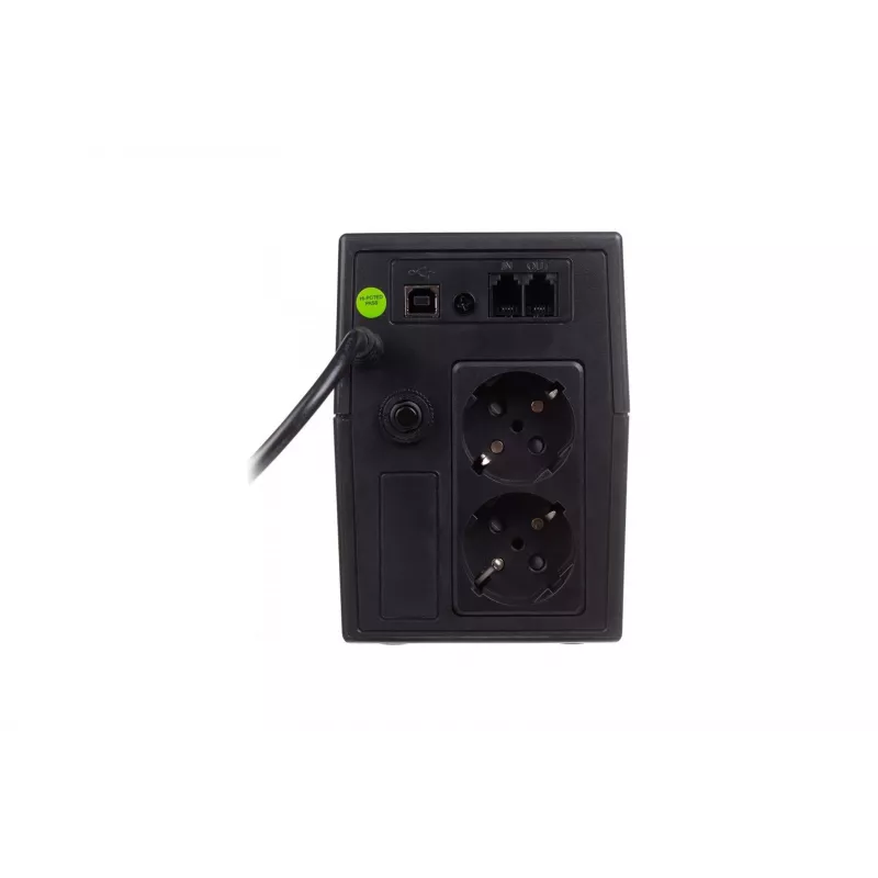 DIGITUS UPS line-interactive, 800VA/480W 12V/9Ah X1 batteria, 2x presa CEE 7/7, RJ-11, LCD (DN-170064-LCD)