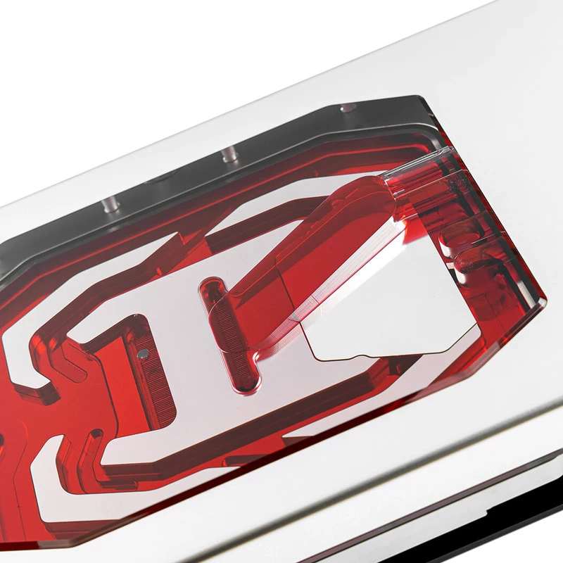 Watercool Heatkiller V Pro RTX 4090 FE ARGB raffreddatore GPU ad acqua – parte superiore in acrilico, base in nichel