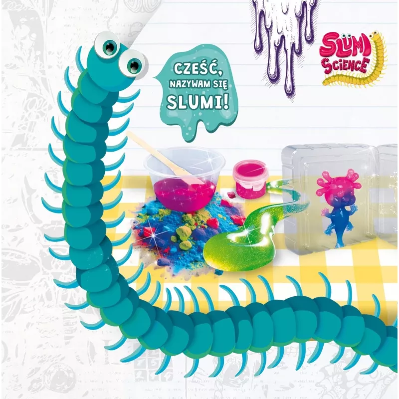 Handsqueezer Liscianigiochi Slumi Science Axolotl modello 304-PL110322 per gioco educativo