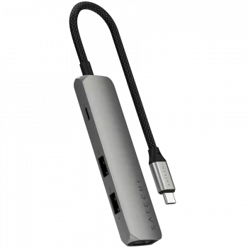 Hub Satechi ST-P4SM USB Type-C 10000 Mbit/s grigio