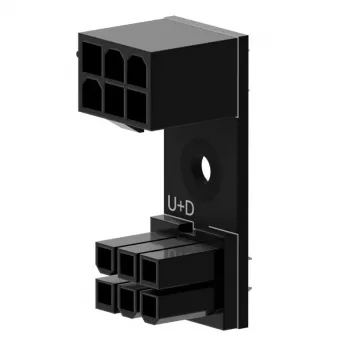 Adattatore 6-Pin PCIe 180° U+D by Singularity per cavi di alimentazione GPU/PCIe (SC-A-PCIE6-UD)