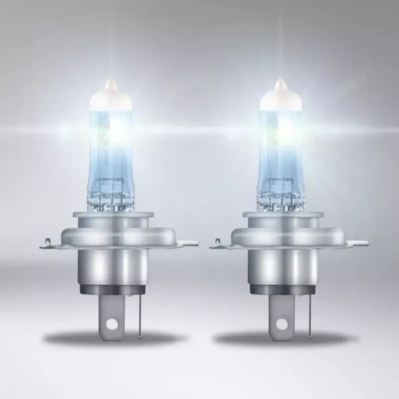 Lampada alogena per fari Osram NIGHT BREAKER 220 H4 — confezione doppia, 12V 60/55W